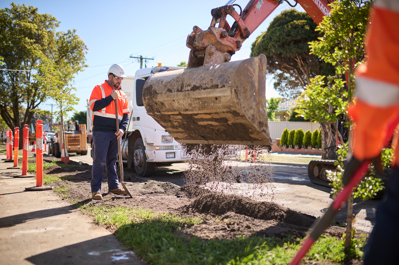 Abergeldie team self performing capabilities on the Yarra Valley Water Mains Renewals