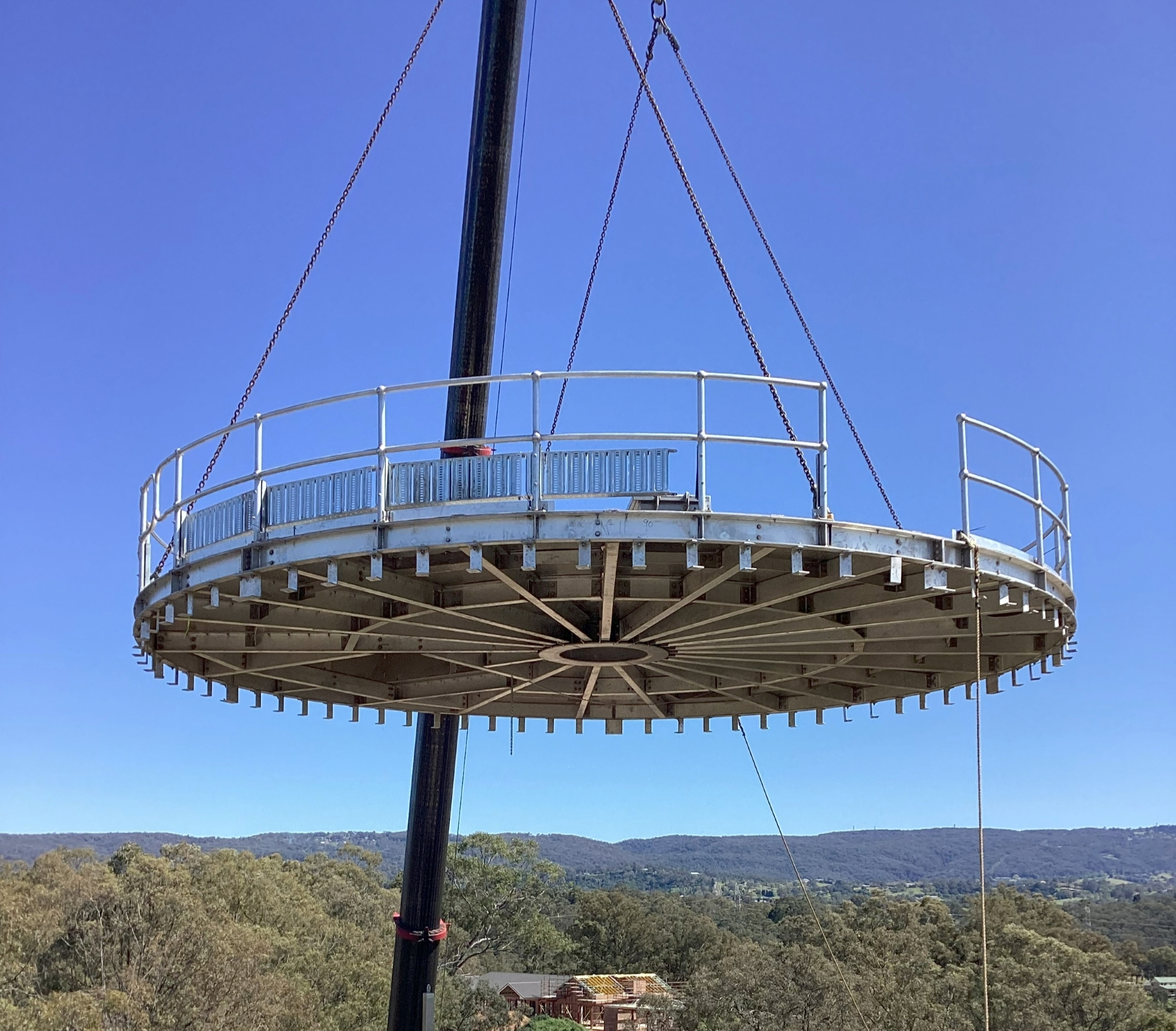 Construction at the Redbank Development