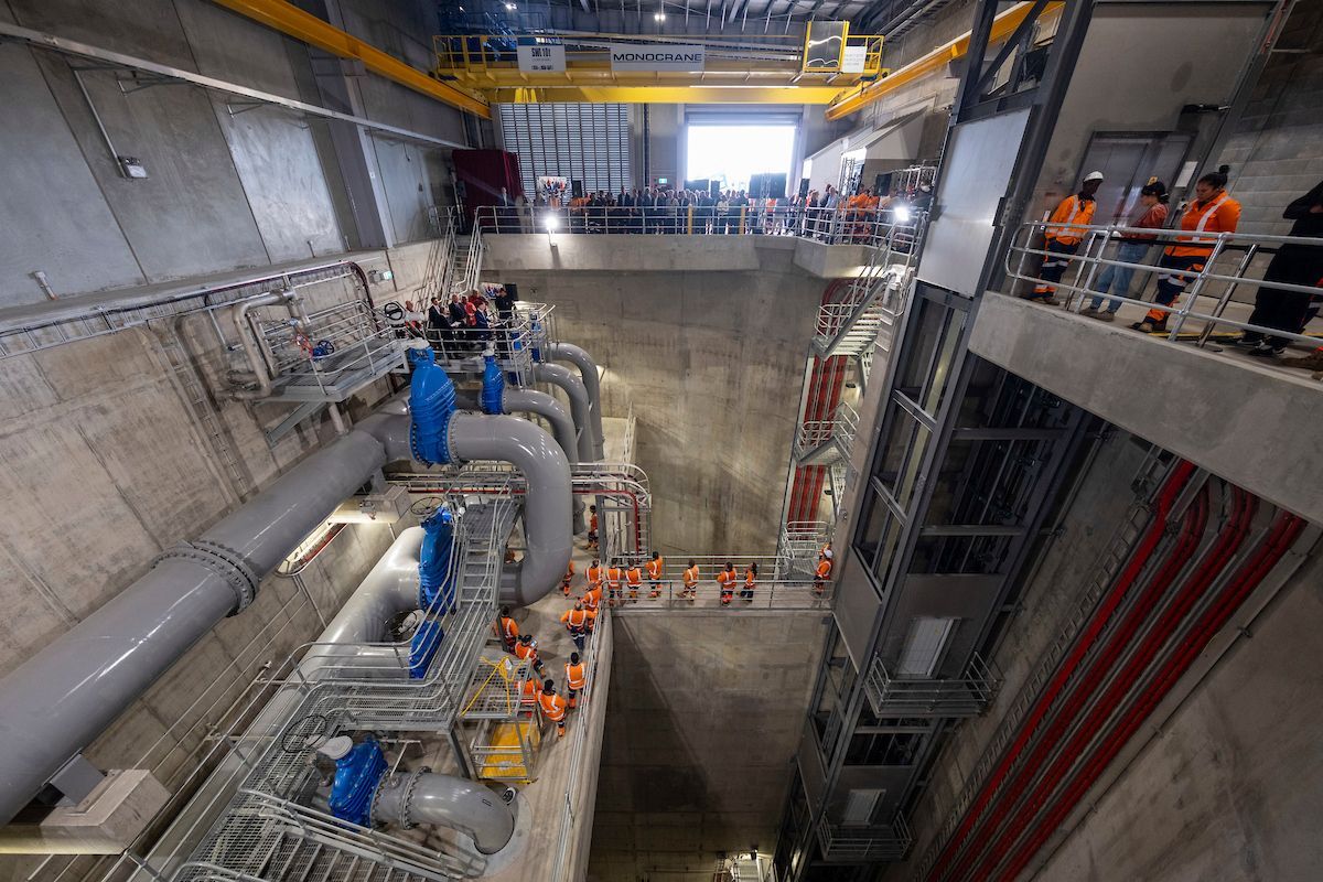 Opening of the Māngere Pump Station