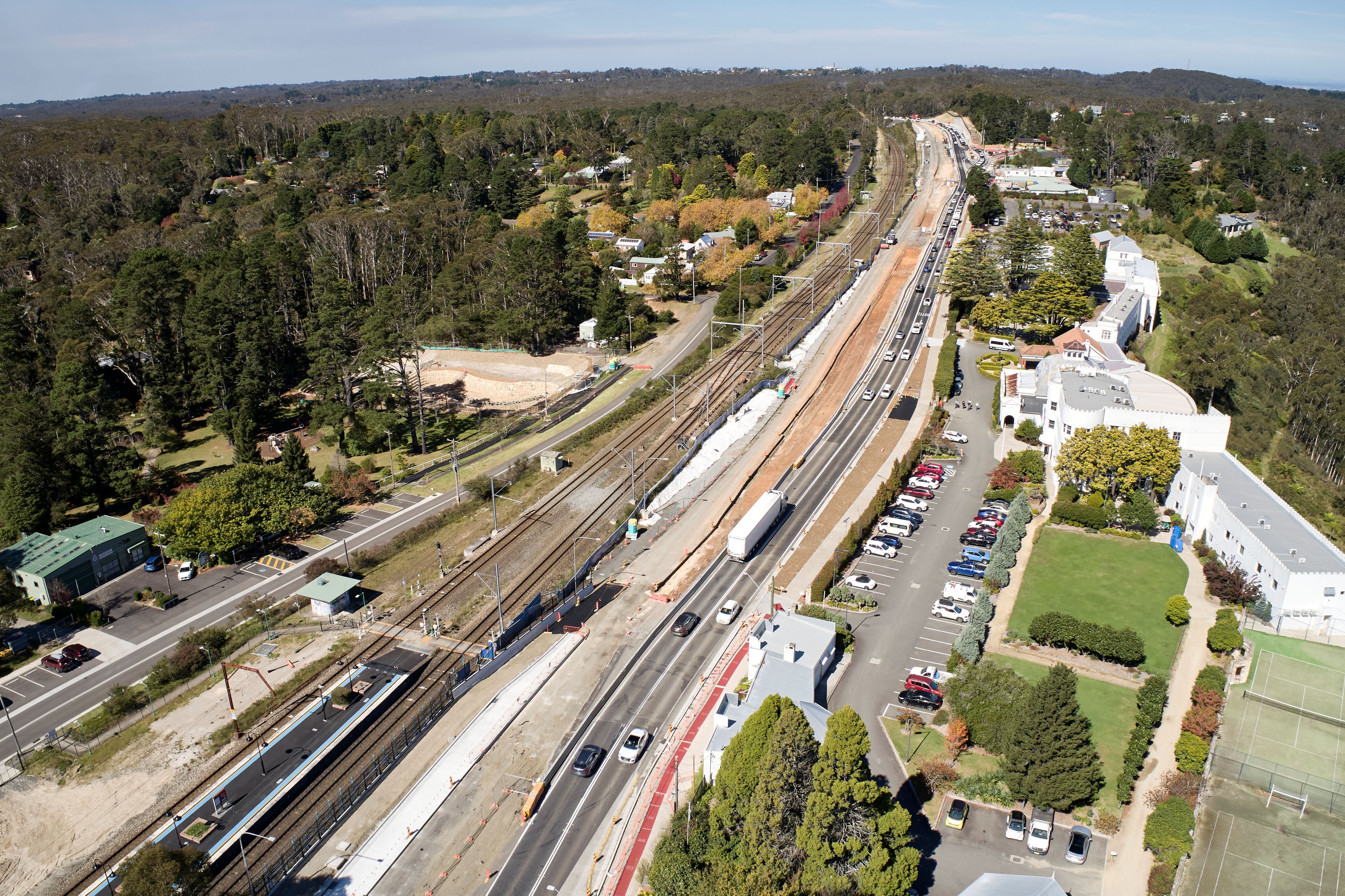 Medlow Bath Upgrade progressing