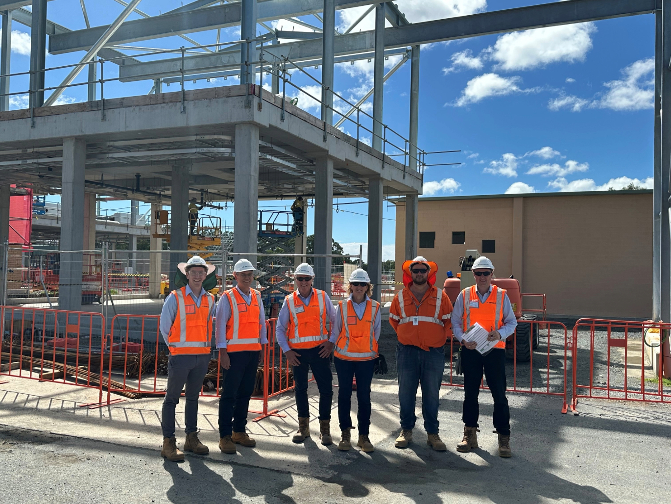 People on site at the Merrimac Treatment plant