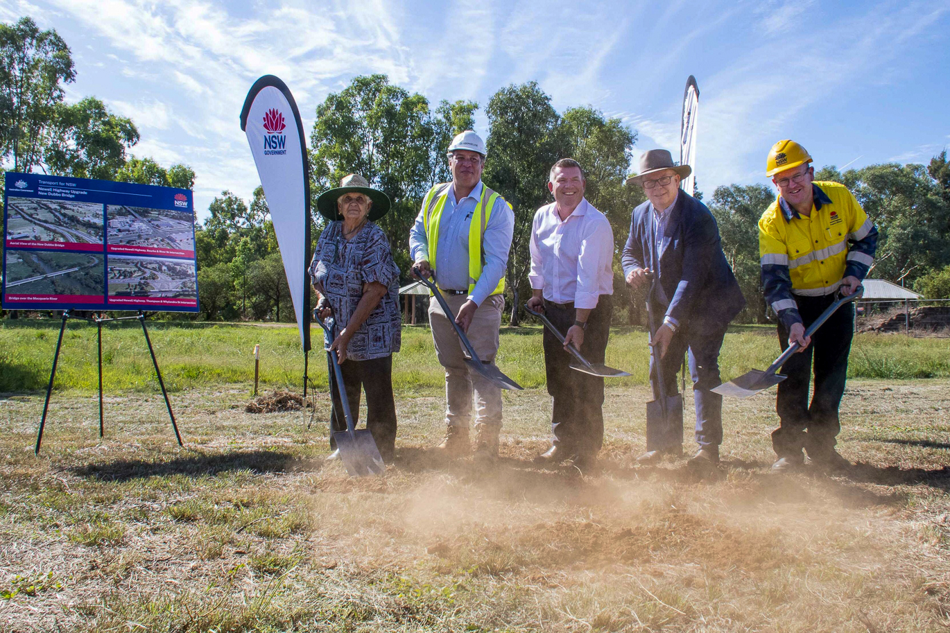Major construction begins on the new Dubbo Bridge